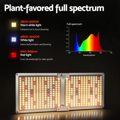 Green Fingers Max 2200W Grow Light LED Full Spectrum Indoor Plant All Stage Growth - Image 3