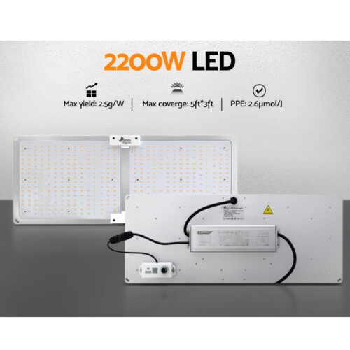 Green Fingers Max 2200W Grow Light LED Full Spectrum Indoor Plant All Stage Growth - Image 6