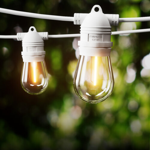 86M LED Festoon Light Outdoor String Light Christmas Wedding Party Decorations - Image 7