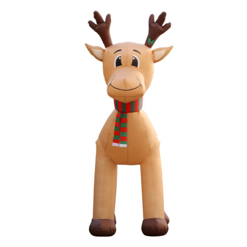 Jingle Jollys Christmas Inflatable Reindeer 5M Illuminated Decorations - Image 3
