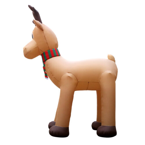Jingle Jollys Christmas Inflatable Reindeer 5M Illuminated Decorations - Image 4