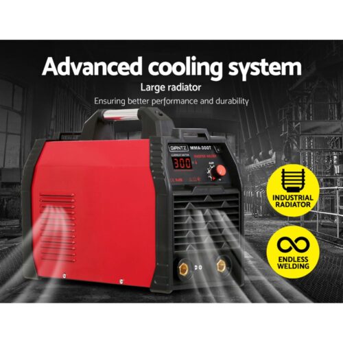 Giantz 300Amp Inverter Welder MMA ARC iGBT DC Gas Welding Machine Stick Portable - Image 6