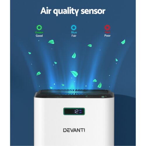 Devanti Air Purifier Home Purifiers HEPA Filter - Image 5