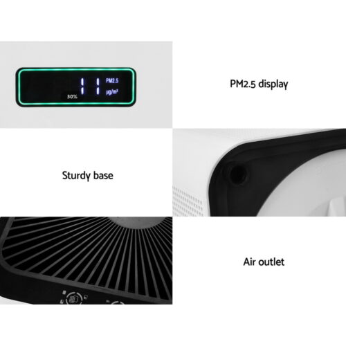 Devanti Air Purifier Home Purifiers HEPA Filter - Image 7