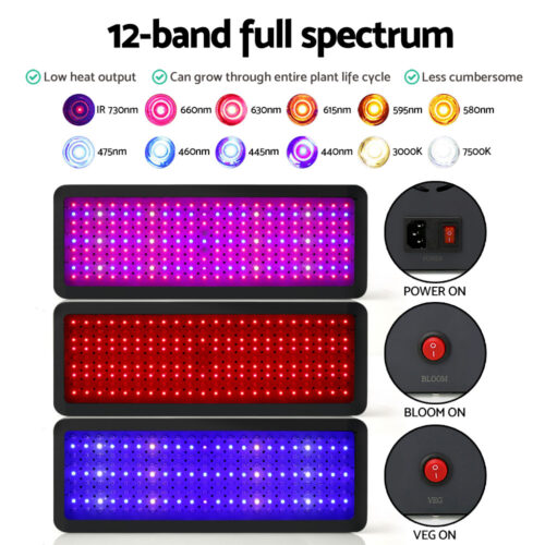 Green Fingers 2000W Grow Light LED Full Spectrum Indoor Plant All Stage Growth - Image 4