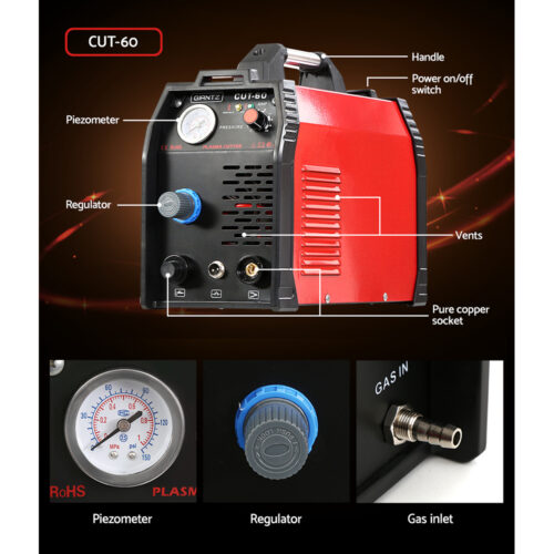 Giantz 60 Amp Inverter Welder Cutter Gas DC iGBT Welding Machine Portable - Image 5
