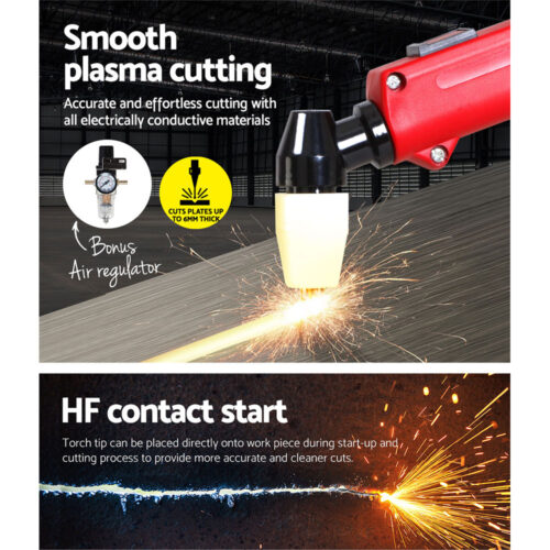 Giantz 140Amp Inverter Welder Plasma Cutter Gas DC iGBT Portable Welding Machine - Image 6