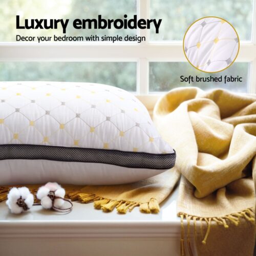 Giselle Bedding Pillows Microfibre Pillow - Image 5