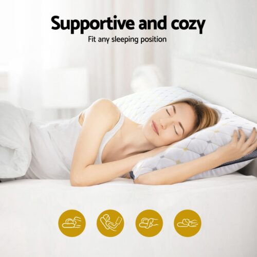 Giselle Bedding Pillows Microfibre Pillow - Image 6