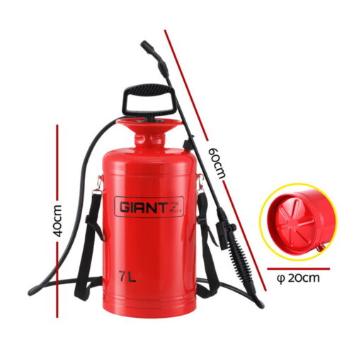 Giantz Weed Sprayer Pressure 7L Shoulder Pesticide Metal - Image 2