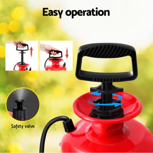 Giantz Weed Sprayer Pressure 7L Shoulder Pesticide Metal - Image 5
