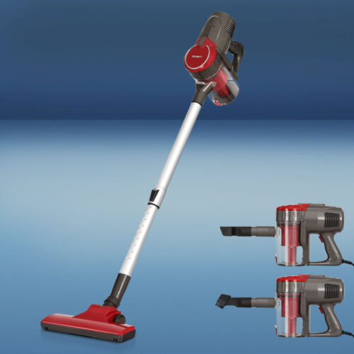 Devanti Stick Vacuum Cleaner Bagless Corded 500W Red - Image 7