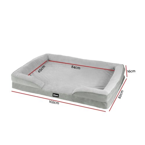 i.Pet Pet Bed Dog Calming Soft Cushion Egg Crate Large Sofa Removable Washable - Image 2
