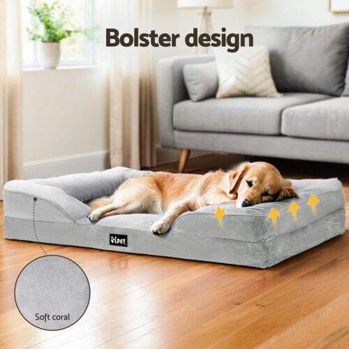 i.Pet Pet Bed Dog Calming Soft Cushion Egg Crate Large Sofa Removable Washable - Image 5