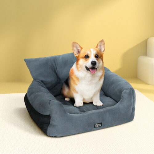i.Pet Dog Car Seat Booster Cover Pet Bed Portable Waterproof Belt Non Slip Travel - Image 7