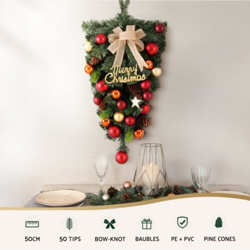 Jingle Jollys Hanging Christmas Garland 50CM Ornaments Party Decorations - Image 4