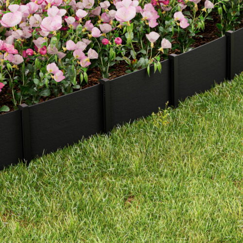 Green Fingers Garden Edging 15CM x 30M Border Support Landscape Edge Black - Image 5