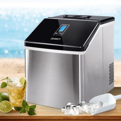 Devanti 18kg Ice Maker Machine Stainless Steel - Image 7