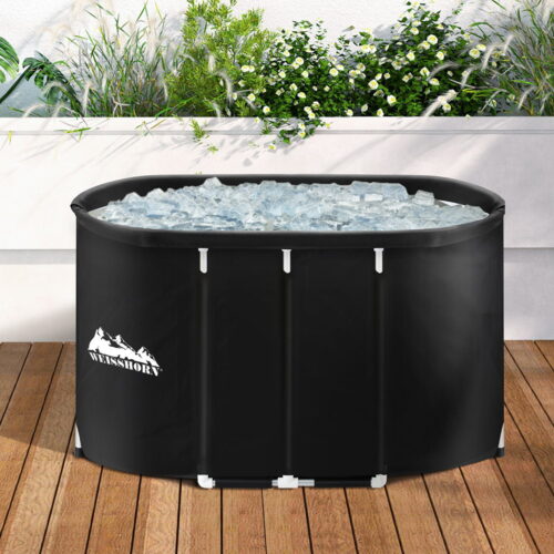 Weisshorn Portable Ice Bath Tub 120x70X70CM Inflatable Cold Water Folding Bathtub Spa Massage - Image 7