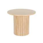 Artiss Coffee Table Round Fluted Base PIIA