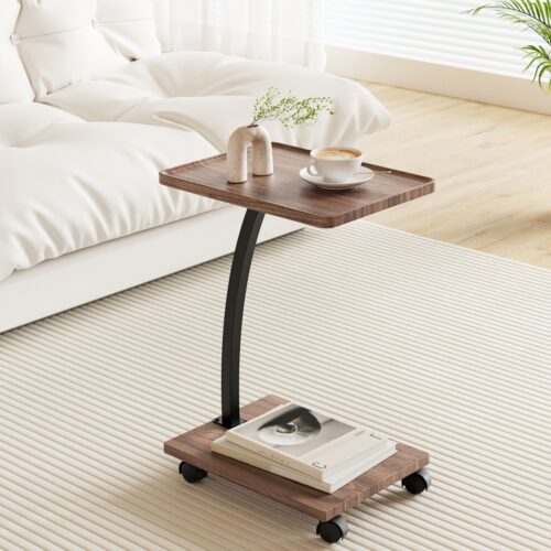Artiss Coffee Table C Shaped - Image 7