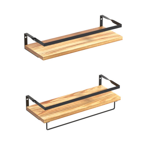 Artiss Floating Wall Shelf Set of 2 - Image 4