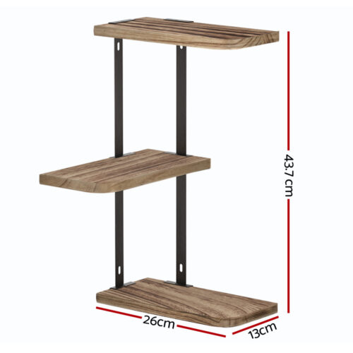 Artiss Floating Wall Shelf 3-Tier - Image 2