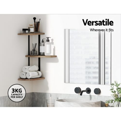 Artiss Floating Wall Shelf 3-Tier - Image 5