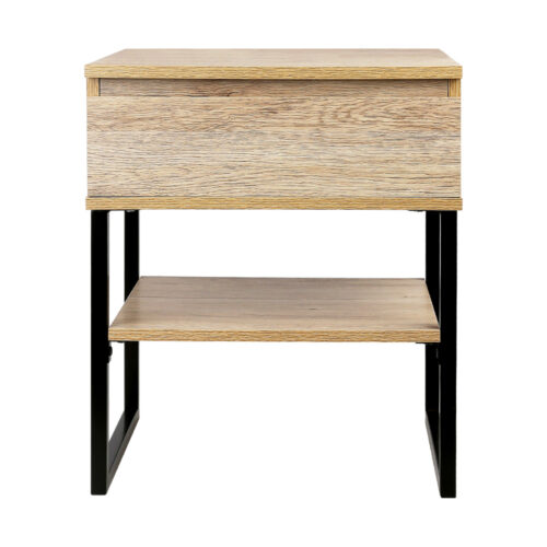 Artiss Bedside Table 1 Drawers with Shelf - CASEY - Image 3