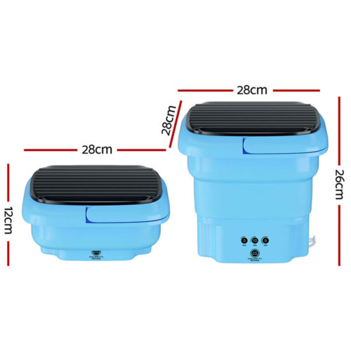 Devanti Portable Washing Machine 4.5L Blue - Image 2