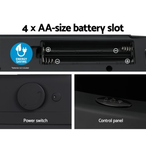 Devanti 50L Sensor Bin Motion Rubbish Automatic Black - Image 7