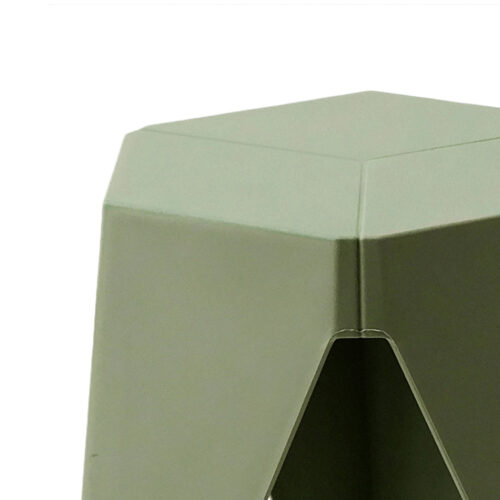 Artiss 2x Bar Stools Puzzle Plastic Foot Stool Green - Image 4