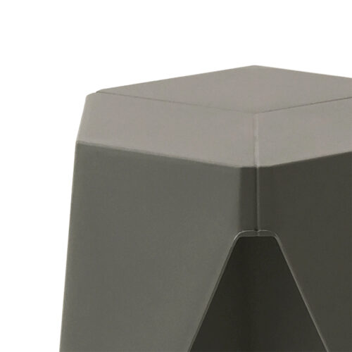 Artiss 2x Bar Stools Puzzle Plastic Foot Stool Grey - Image 4