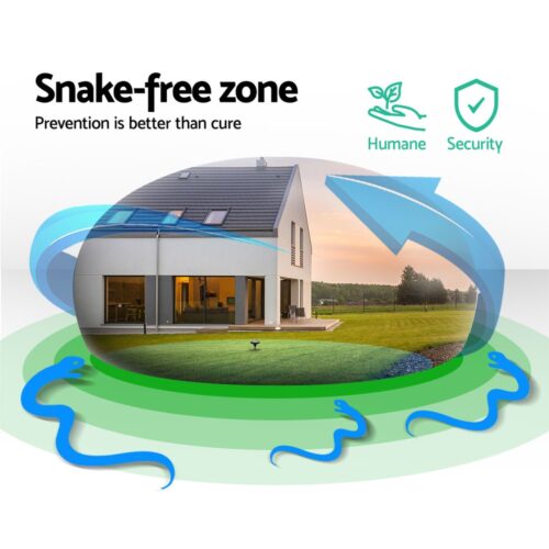 Gardeon Snake Repeller 4X Ultrasonic Solar Powered - Image 4