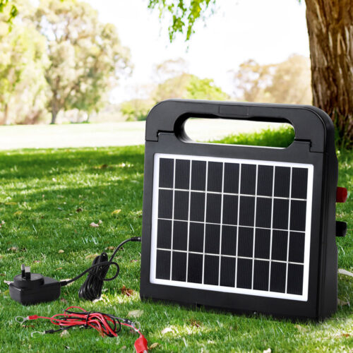 Giantz 10km Electric Fence Energiser Solar Energizer Charger Farm Animal 0.3J - Image 7