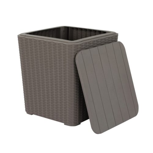 Gardeon Outdoor Storage Box 43L Container Side Table Garden Bench Tool Sheds - Image 3