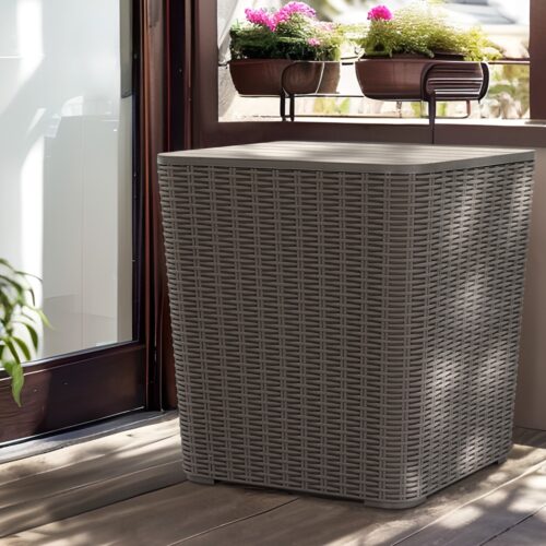 Gardeon Outdoor Storage Box 43L Container Side Table Garden Bench Tool Sheds - Image 7
