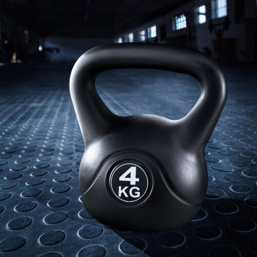 Everfit 4kg Kettlebell Set Weight Lifting Bench Dumbbells Kettle Bell Gym Home - Image 7