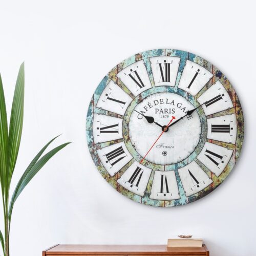 Artiss 40CM Wall Clock Rustic Design - Image 5
