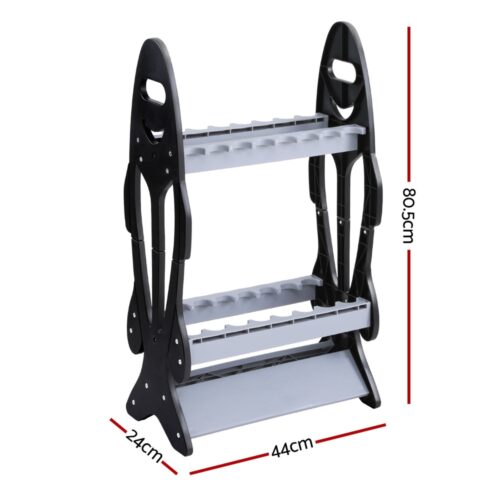 Seamanship Fishing Rod Holder 16 Storage Rack Fishing Pole Stand Garage Organizer Holds - Image 2
