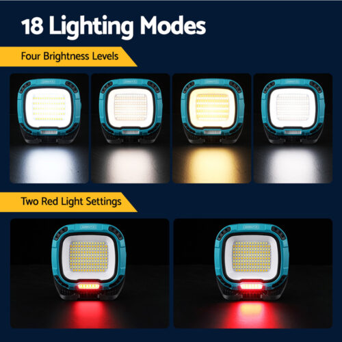 Giantz Work Light Torch Rechargeable USB Cordless Magnetic LED Lamp Charging - Image 5