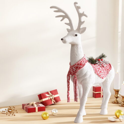 Jingle Jollys Christmas Reindeer 80cm Glitter Deer Ornaments Party Decorations - Image 7