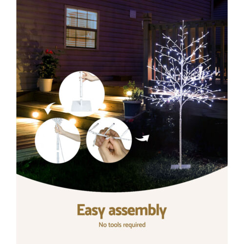1.5M Christmas Tree 304 LED Solar Jingle Jollys - Image 7