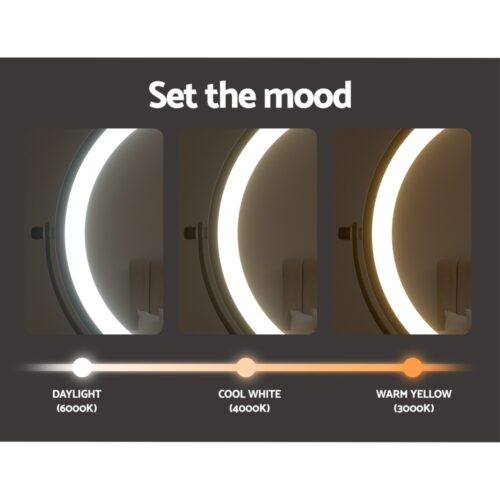 Embellir Extendable Makeup Mirror 10X Magnifying Double-Sided Bathroom Brown - Image 5