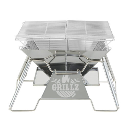 Grillz Fire Pit BBQ Grill with Carry Bag Portable - Image 3