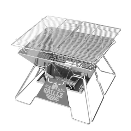 Grillz Fire Pit BBQ Grill with Carry Bag Portable - Image 7