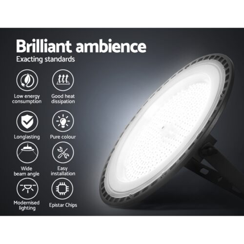 Leier High Bay Light LED 200W Industrial Lamp Workshop Warehouse Factory Lights - Image 4