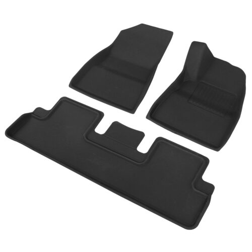 Weisshorn Car Rubber Floor Mats Compatible for Tesla Model 3 Front Rear - Image 2