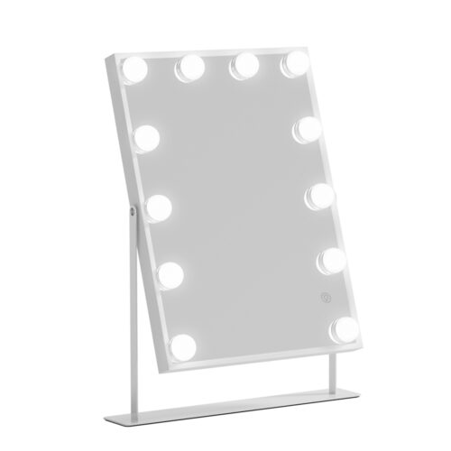 Embellir Bluetooth Makeup Mirror 30x40cm Hollywood Vanity with LED Light White - Image 7