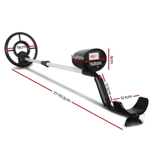 Metal Detector 180MM Deep Sensitive Waterproof Treasure Hunter Gold Digger Black - Image 2